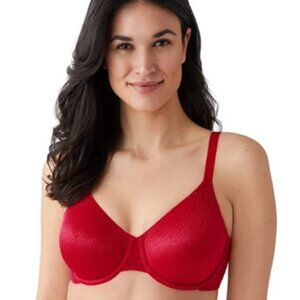 WACOAL Back Appeal Mesh Bra in Barbados Cherry Retro Pinup - Size 38C